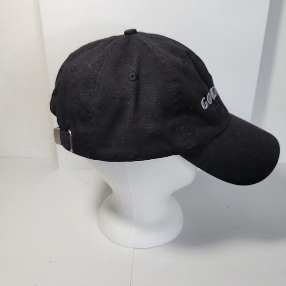 Mens K-Products Black Goodyear Adjustable Baseball Hat - Picture 5 of 8